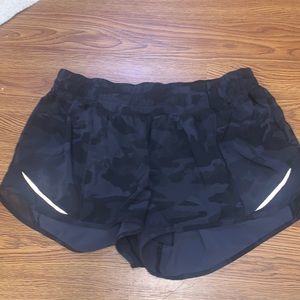 Camo Print LuluLemon Hotty Hot Shorts